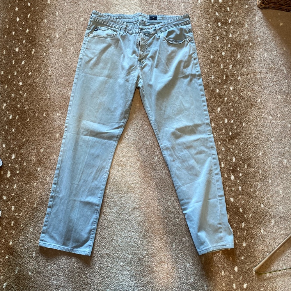 Light blue ag pants the graduate tailored 36x34